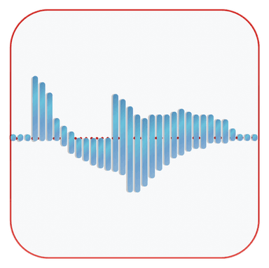 Byte - shark made of soundwaves